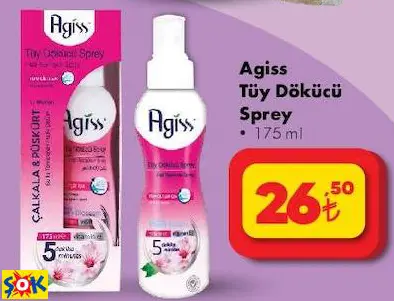 AGİSS TÜY DÖKÜCÜ SPREY AGİSS TÜY DÖKÜCÜ SPREY